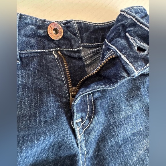 Kensie Girl Denim Embroidered Lace Trim size 10 Shorts - Picture 8 of 8